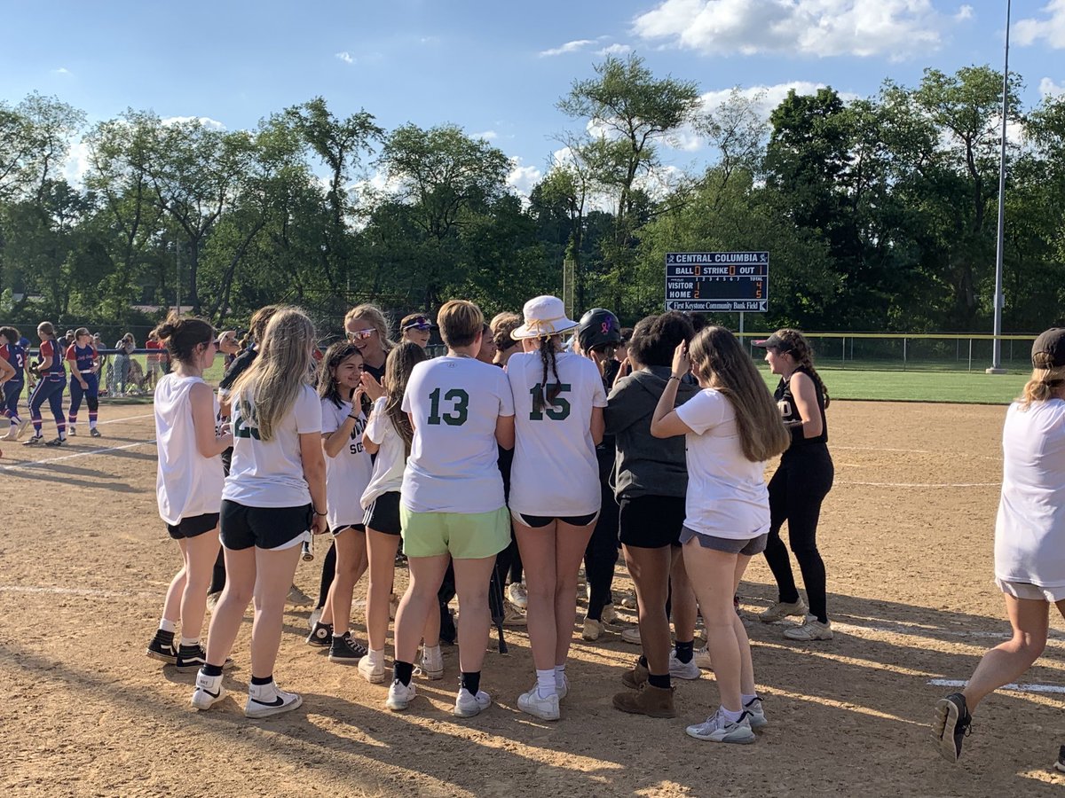 Wood Senior/Alum Parker Kraus with the game winning hit to send the Wood Softball team to the PIAA 4A Semifinals!!  Wood proud!