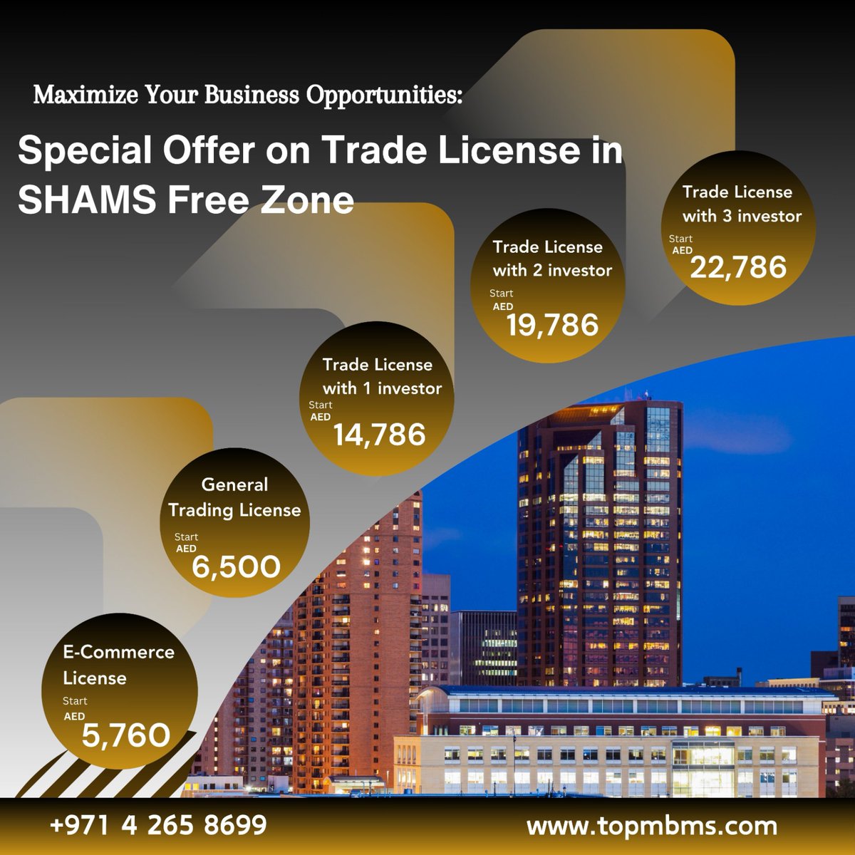 bizsetup_dxb's tweet photo. Special offer on trade license in shams freezone
#sharjah #BusinessStrategy #BusinessDevelopment #businesssetup #UAE #SpecialOnSaturday #offeroftheday #tradelicence #investorvisa https://t.co/0VCB8j55uc