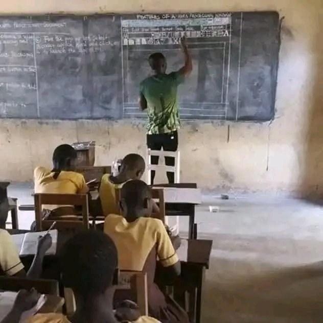 The_connect_Nat's tweet photo. He is a teacher from Ghana 🇬🇭 who teaches Microsoft Word to students without a computer Yet he never stopped sacrificing his life for his students An Arabic proverb says (حجز ام الاختراع) that need is the mother of production
#Educationmatters
#TeamCI
@2024 https://t.co/uRcI6HXJY5