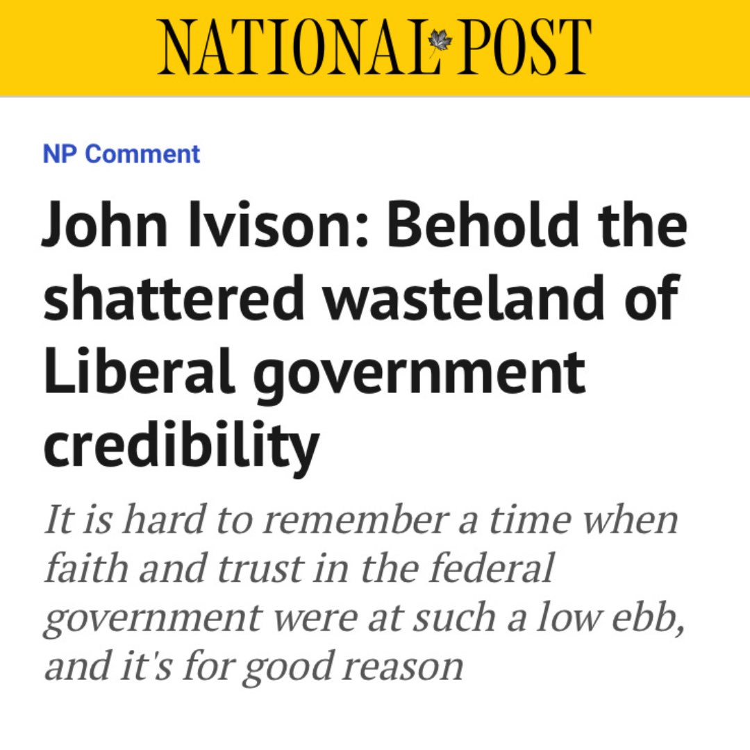 Everything is broken.

After 9 years of Trudeau.

nationalpost.com/opinion/behold…