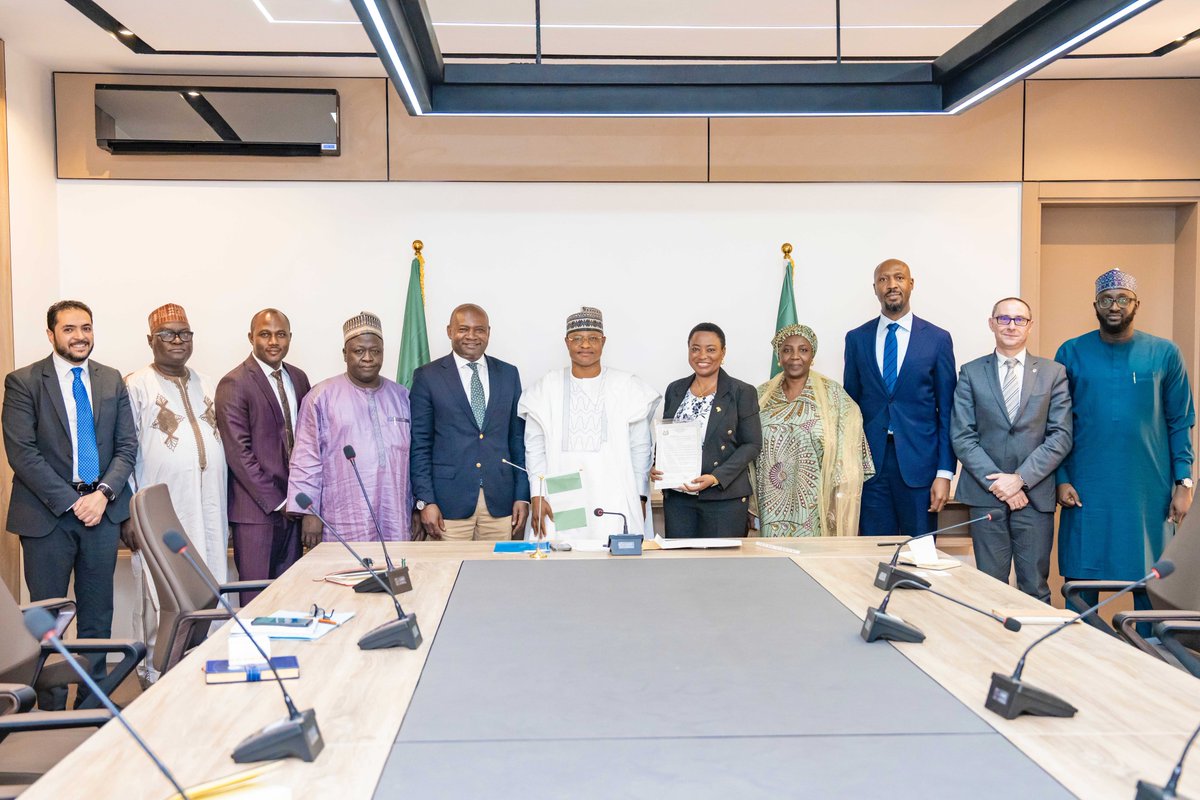 Earlier today, I had a strategic meeting with the top executives and members of the African Export-Import Bank (<a href="/afreximbank/">African Export-Import Bank - Afreximbank</a>) on the construction of an Africa Quality Assurance Centre (AQAC) in Kaduna State. The team was led by the Director, Export Development, Oluranti Doherty.
