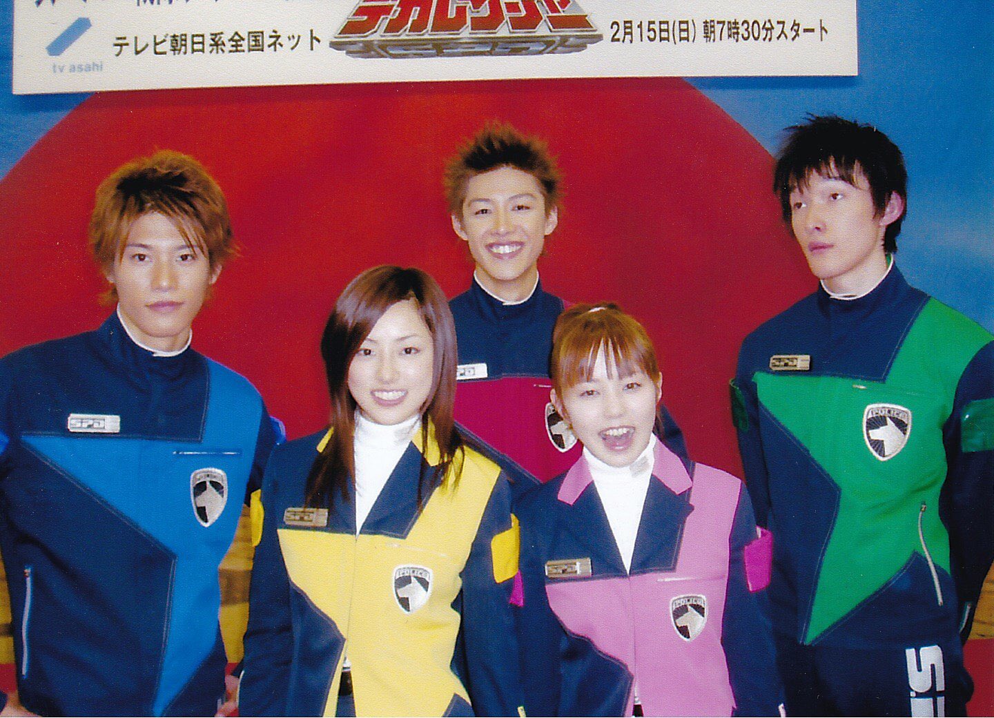 BANDAI 特捜戦隊デカレンジャー衣装&菊地美香さんのサイン入りポスター 菊地美香/木下あゆ美 直筆サイン入りカード「特捜戦隊