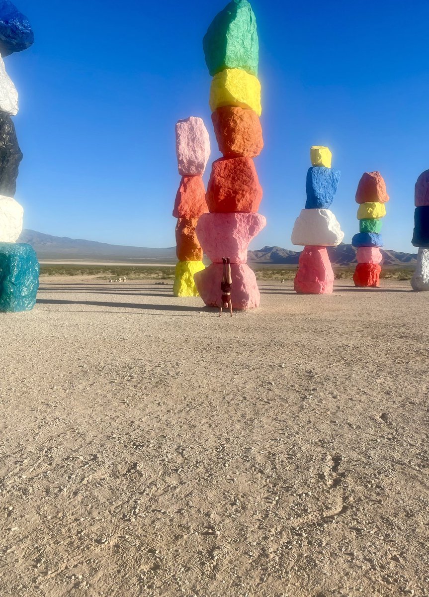 lucyjlaw's tweet photo. A handstand and some cute rocks 🎨 https://t.co/tl1ymwj6fy