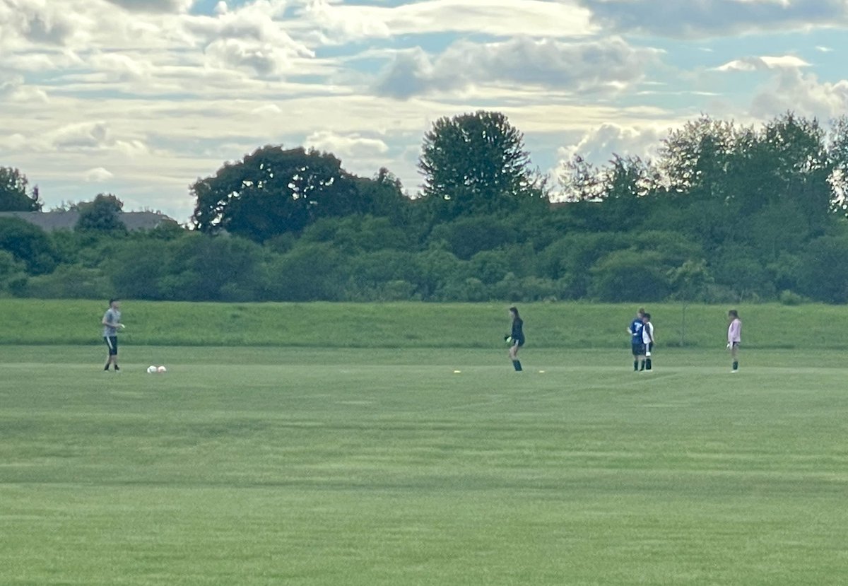 No rain (maybe some wind though) for goalkeeper training tonight!