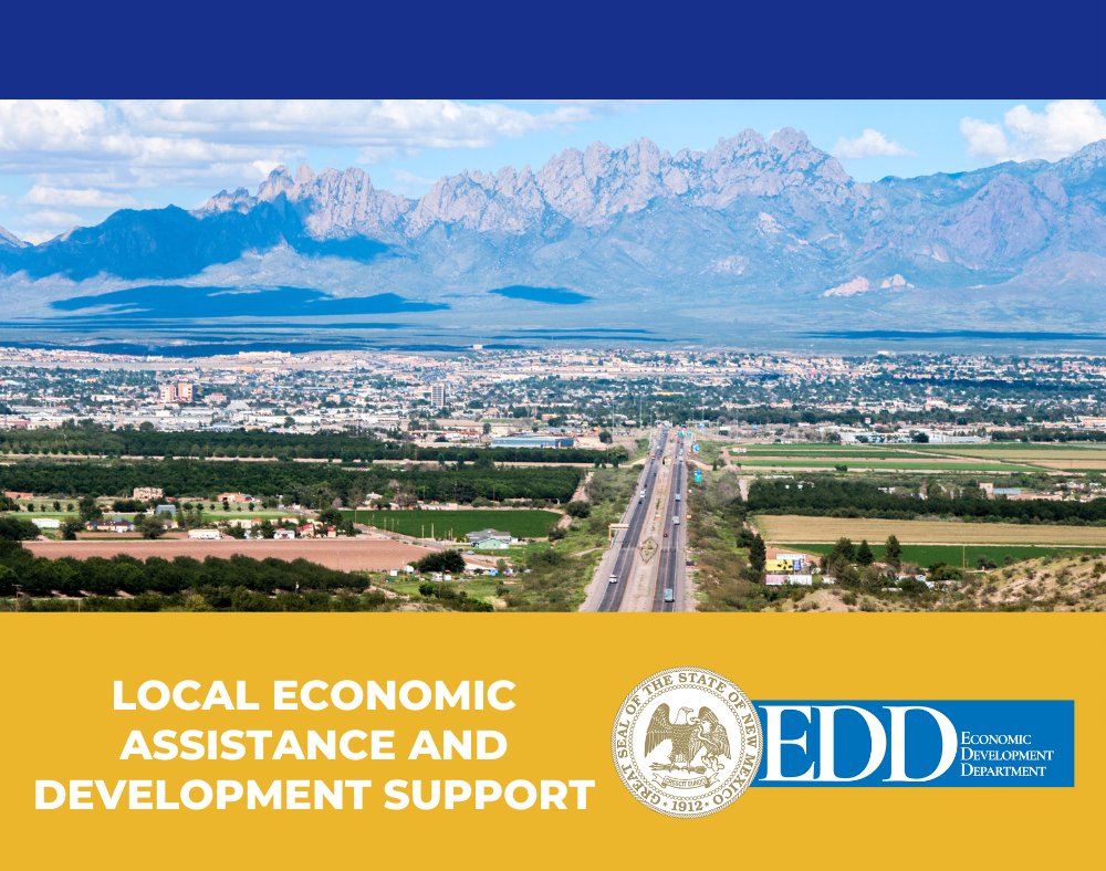 NMecondev's tweet photo. The LEADS program can help fund your community's economic development projects that produce sustainable outcomes. Learn more and see if your community qualifies. >> https://t.co/gxPek5NiK6

#NMEconomicDevelopmentDept #NMEcon #DEI #BusinessGrowth #BusinessDevelopment https://t.co/kh3Fc6WLFA