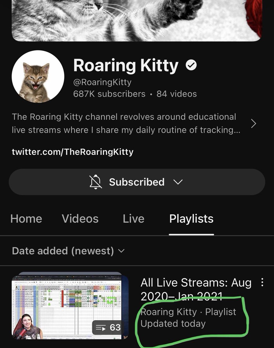 $GME

🟠故事还在继续！今晚凌晨有直播，昨天咆哮小猫也有发视频随后就隐藏了 DYOR

CA:8wXtPeU6557ETkp9WHFY1n1EcU6NxDvbAggHGsMYiHsB