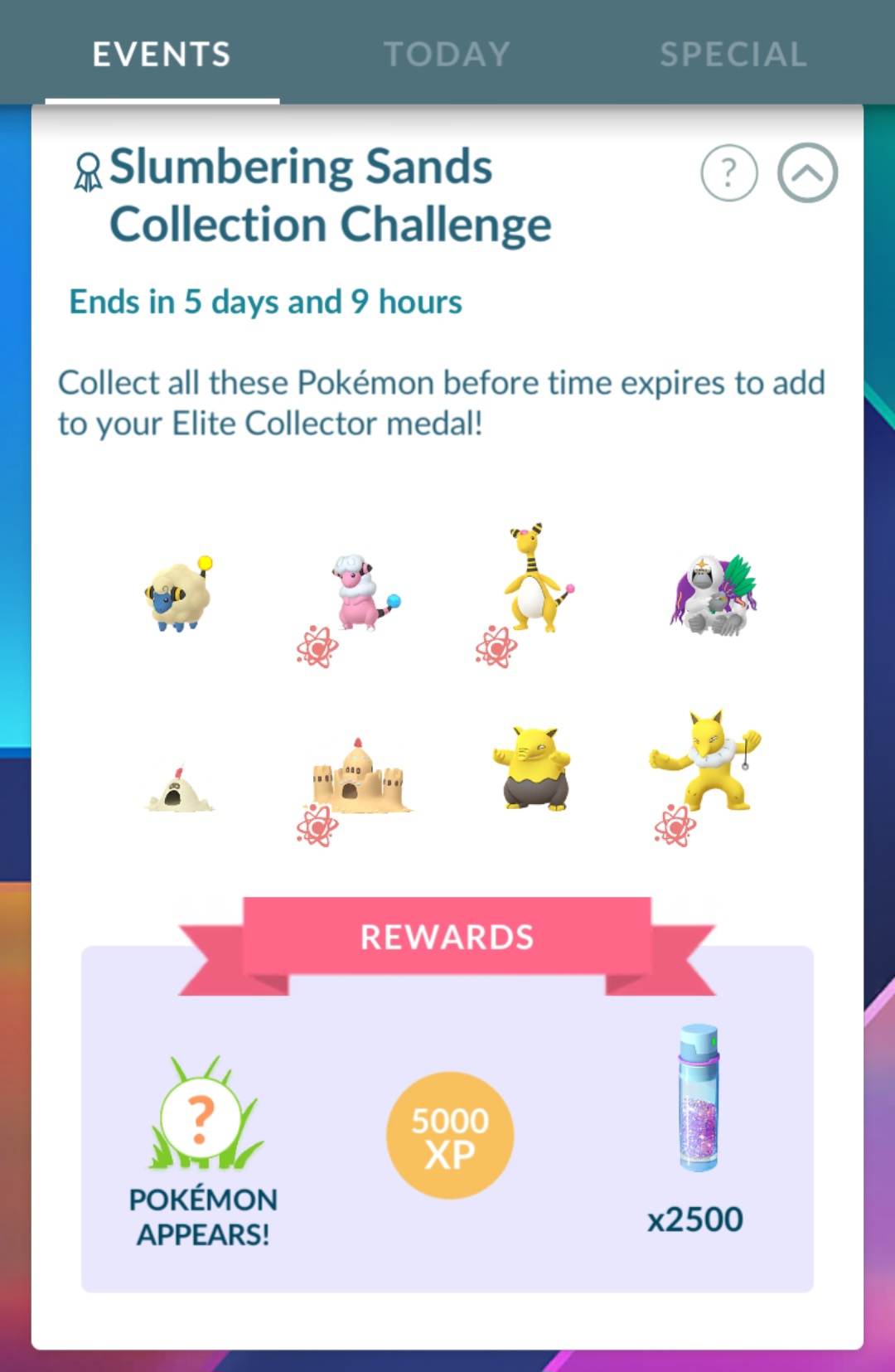 AKiwiIsNotAFruit on X: &ldquo;Slumbering Sands: Collection Challenge 