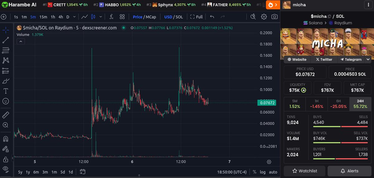 MemeCoin Whale Pumps tweet media