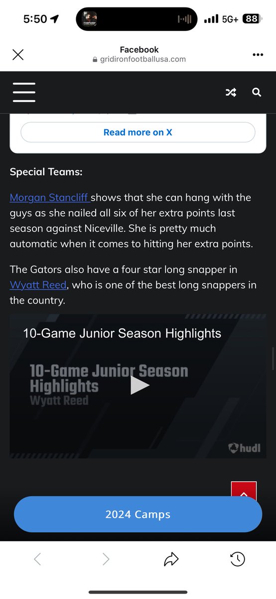 Wyatt “Result” Reed 4⭐️ tweet media