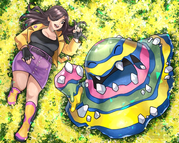 Birthday Pokemon c0mm gift I did recently!! Loved the render style it's so much fun!!