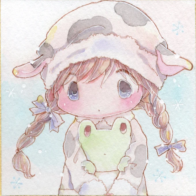 おはようございます。フォロワー様2400も安定してきたので、ありがとうご企画をねりねりしたいです。今グッズがなにも手元にないのでミニ色紙とか?かな豆色紙の過去絵 