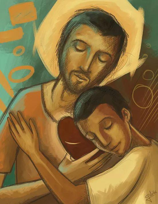 rg_rodri's tweet photo. Celebrar el Sagrado Corazón de Jesús es saber que tenemos un lugar de descanso y seguridad infinito, por eso se nos invita a hacer como San Juan en la última cena y poner nuestra vida sobre su ardiente Corazón. https://t.co/jFLa81MWmf