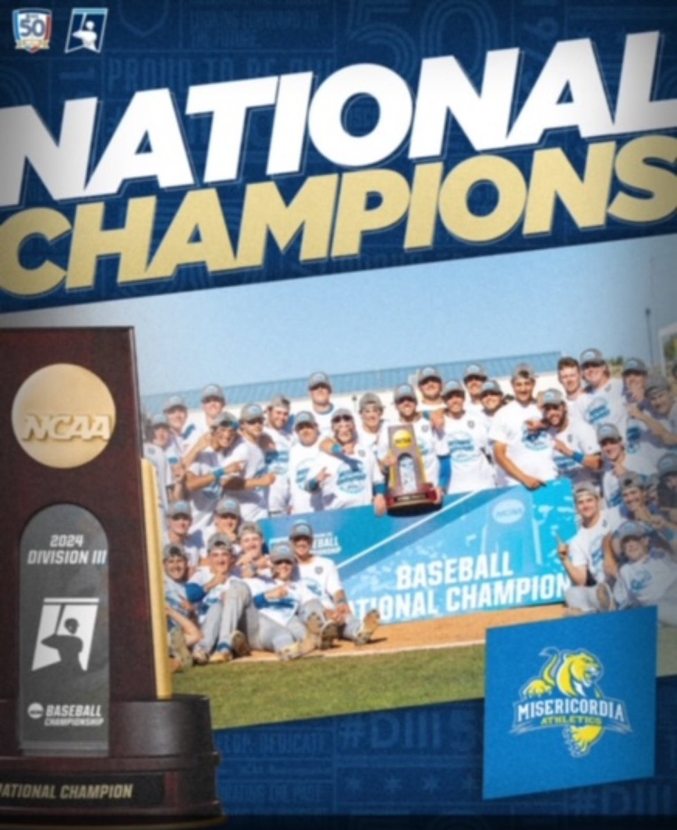 Congrats to ⁦<a href="/Misericordia_BB/">Misericordia Baseball</a>⁩ for winning the World Series! 

Shout out to our alumni…

Tyler Leonard
David McCurry
Justin Calvarese
Brian Korchok 

What an amazing accomplishment and season!