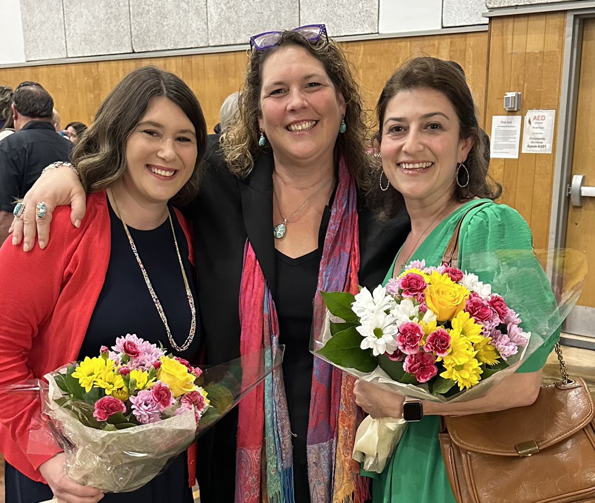 So proud to work with these wonderful #ENL teachers. 👏🏼Happy to be able to celebrate their tenure at our BOE meeting this evening!