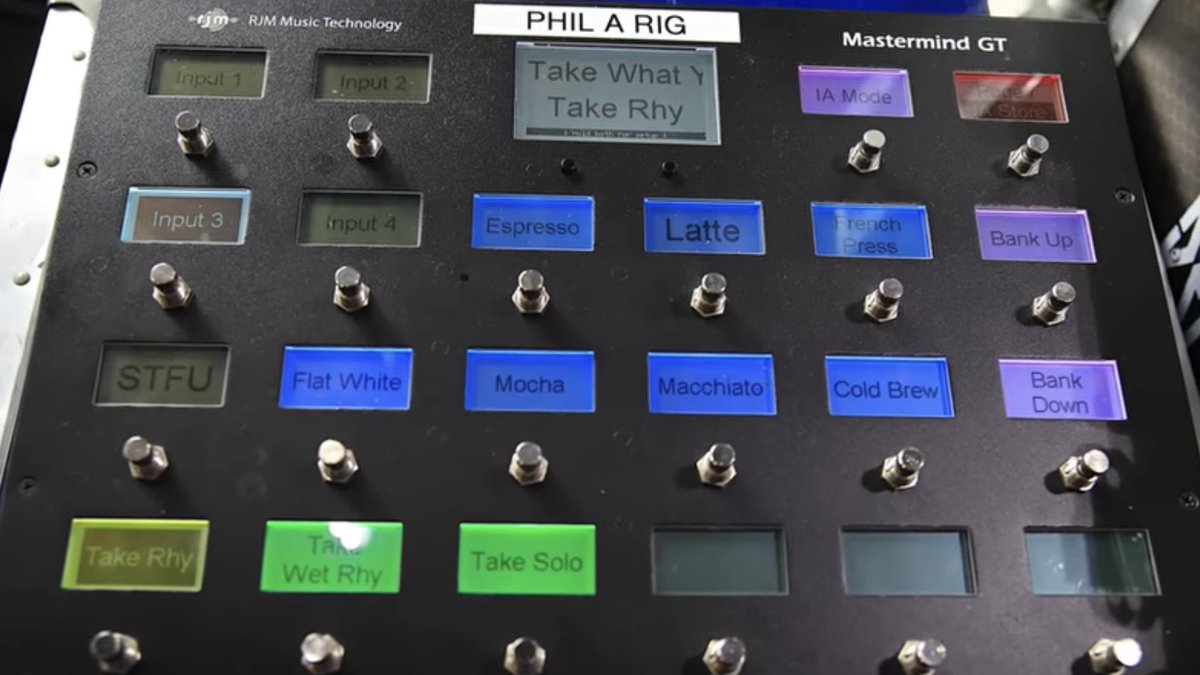 Phil’s guitar rig amp settings for Take What You Want. 

📸: John Zocco Photography #DefLeppard #PhilCollen