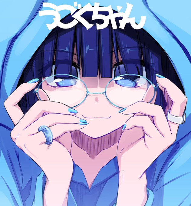 「1girl blue nails」 illustration images(Latest)