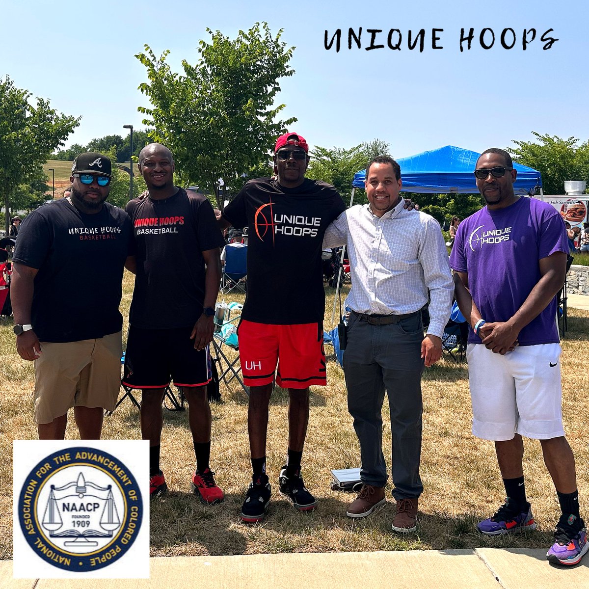 UniqueHoops's tweet photo. We are thrilled to announce that our @UniqueHoops KOP Kids will be returning to volunteer in the Kids Zone doing demonstrations at the @NAACP Winchester Juneteenth event on June 16th at the Museum of the Shenandoah Valley. 

Don't miss out on this exciting event! 
#uniquehoops https://t.co/8fdvJgoQQV