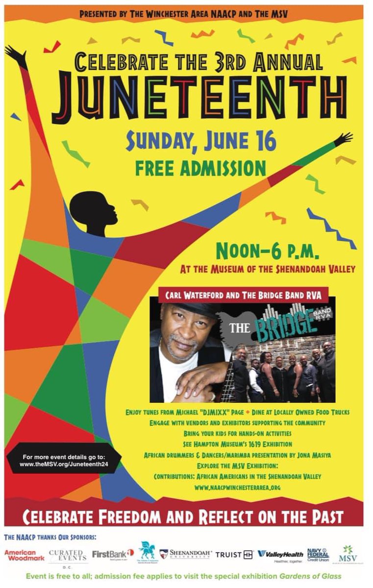 UniqueHoops's tweet photo. We are thrilled to announce that our @UniqueHoops KOP Kids will be returning to volunteer in the Kids Zone doing demonstrations at the @NAACP Winchester Juneteenth event on June 16th at the Museum of the Shenandoah Valley. 

Don't miss out on this exciting event! 
#uniquehoops https://t.co/8fdvJgoQQV