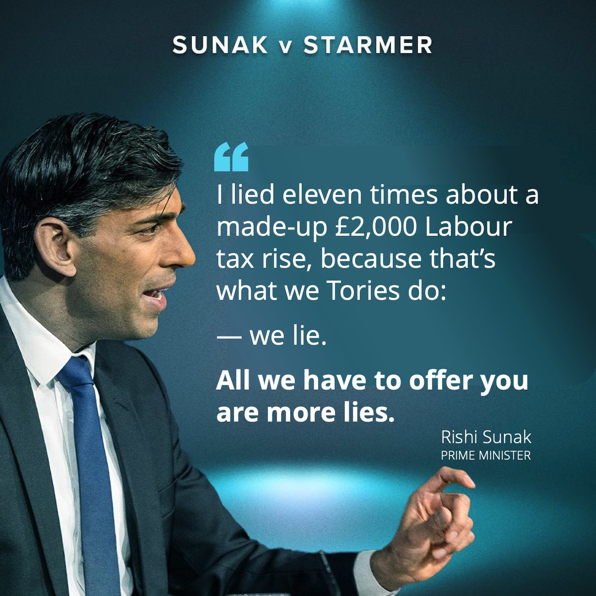 <a href="/10DowningStreet/">UK Prime Minister</a> And then he left early to do an interview with itv to double down on his lies. Classy...