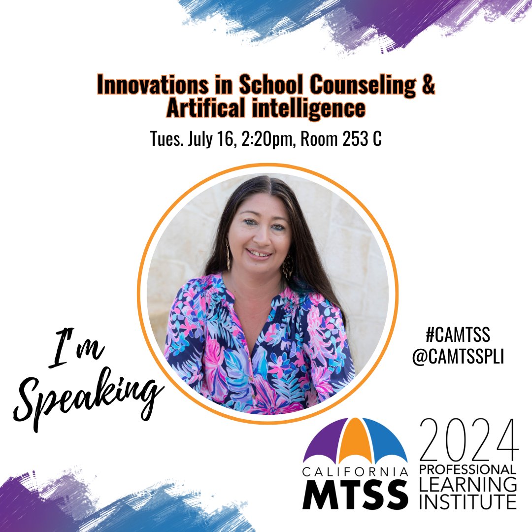 SandraLoganPhD's tweet photo. I'm SOOO excited to be returning to Cali again for the 2024 California MTSS PLI @camtsspli

I'm speaking on Innovations in #SchoolCounseling &amp; AI, doing morning yoga session, &amp; a wellness event about the use of sound for thriving educational environments. 
#CAMTSS #scchat https://t.co/Ug2sKV6FXo