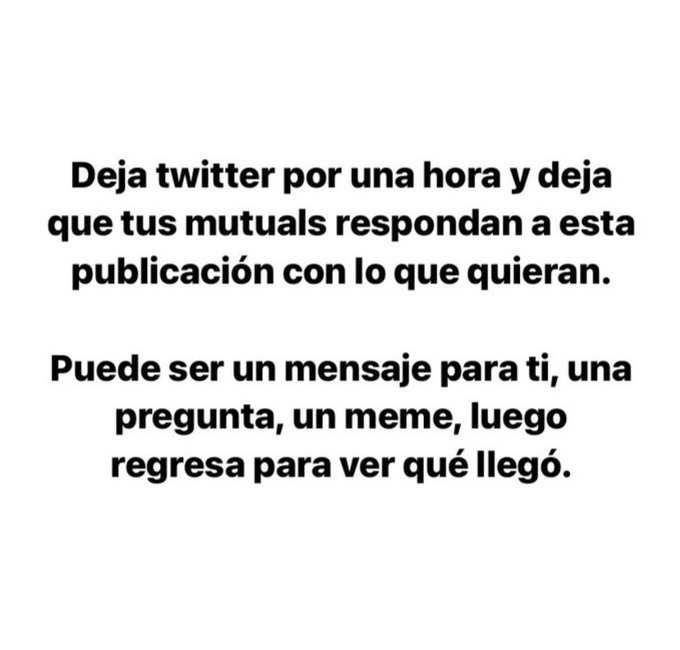 Ok, tengo miedo, vamo al lío
🤧👉🏻👈🏻 pd: toy aburrida y eso😅
(Imagen robada de otro tweet🤝🏻)
