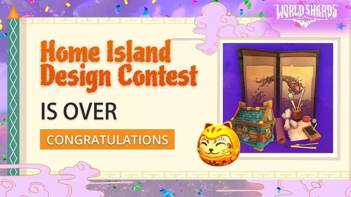 The Home Island Design Contest of <a href="/WorldShardsGame/">WorldShards | Wishlist on Steam</a> has ended! 🎉 Stay tuned for more exciting events and contests in the future✨

Check here for the winners: worldshards.net/Home-Island-De…
