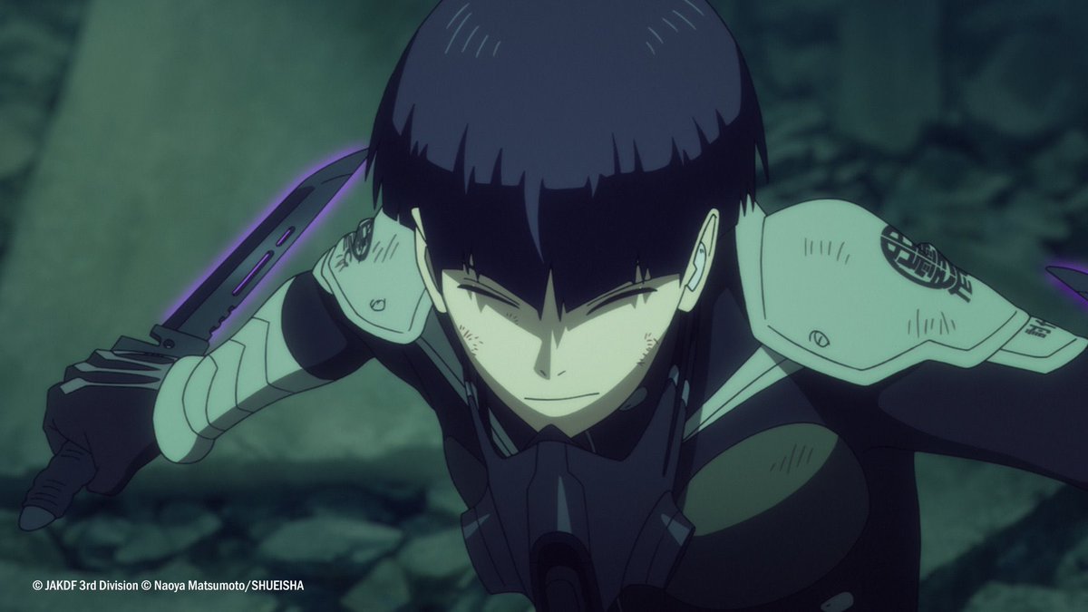animetv_jp's tweet photo. Preview of the next episode of Kaiju No. 8! 

☠️More: https://t.co/eU2xeTcw54 https://t.co/wZSa49Hwig