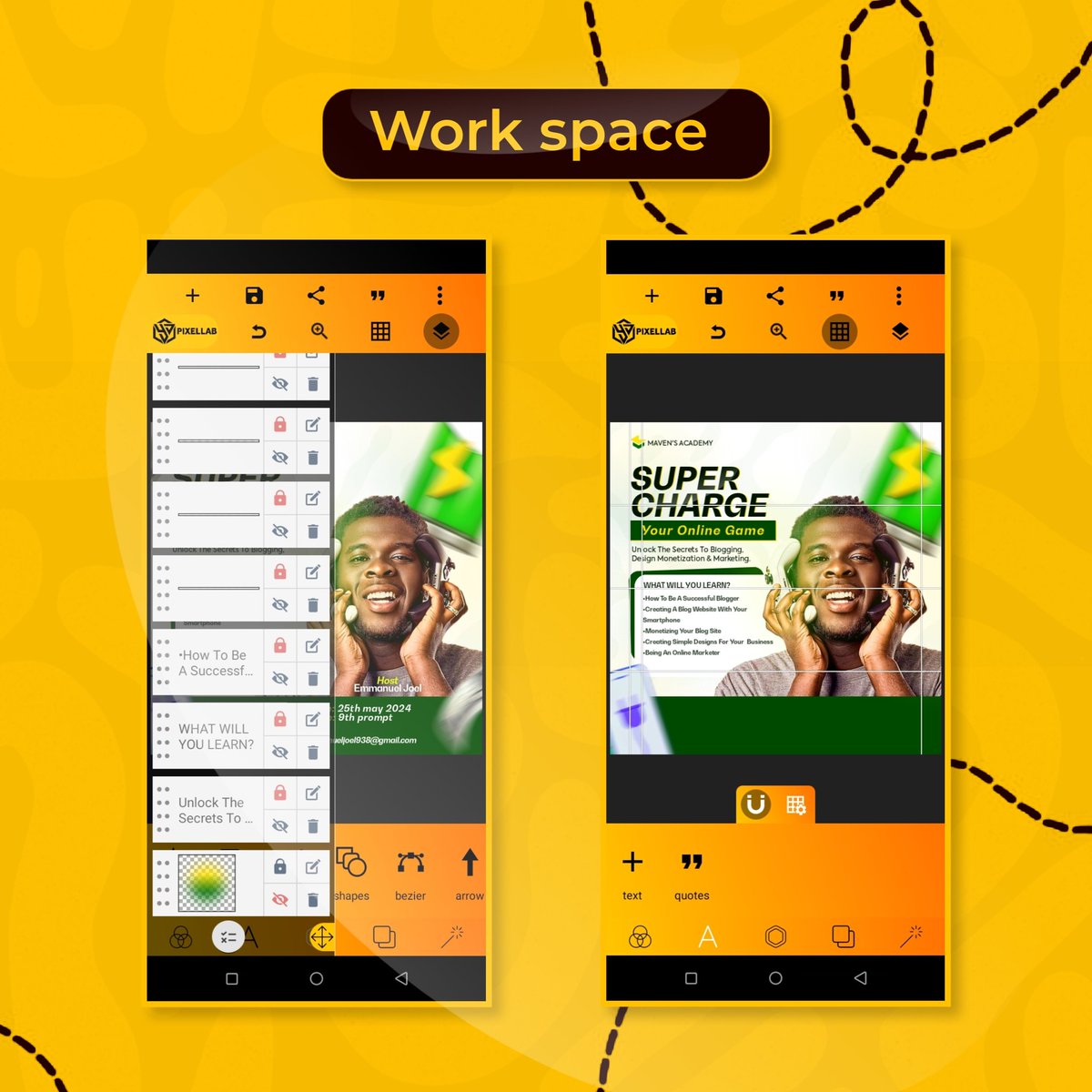 ABDULRAHMA92953's tweet photo. Even a turtle only makes progress when it sticks its neck out, so make it hard the results will soon come out..
Late is better than failure not none here
Duration almost 1 hour, I started around 10:07 so It was finished 11 sharp π₯
#thriink
#designathon
#designimprovement
#day5 https://t.co/R3DhFY3E9L