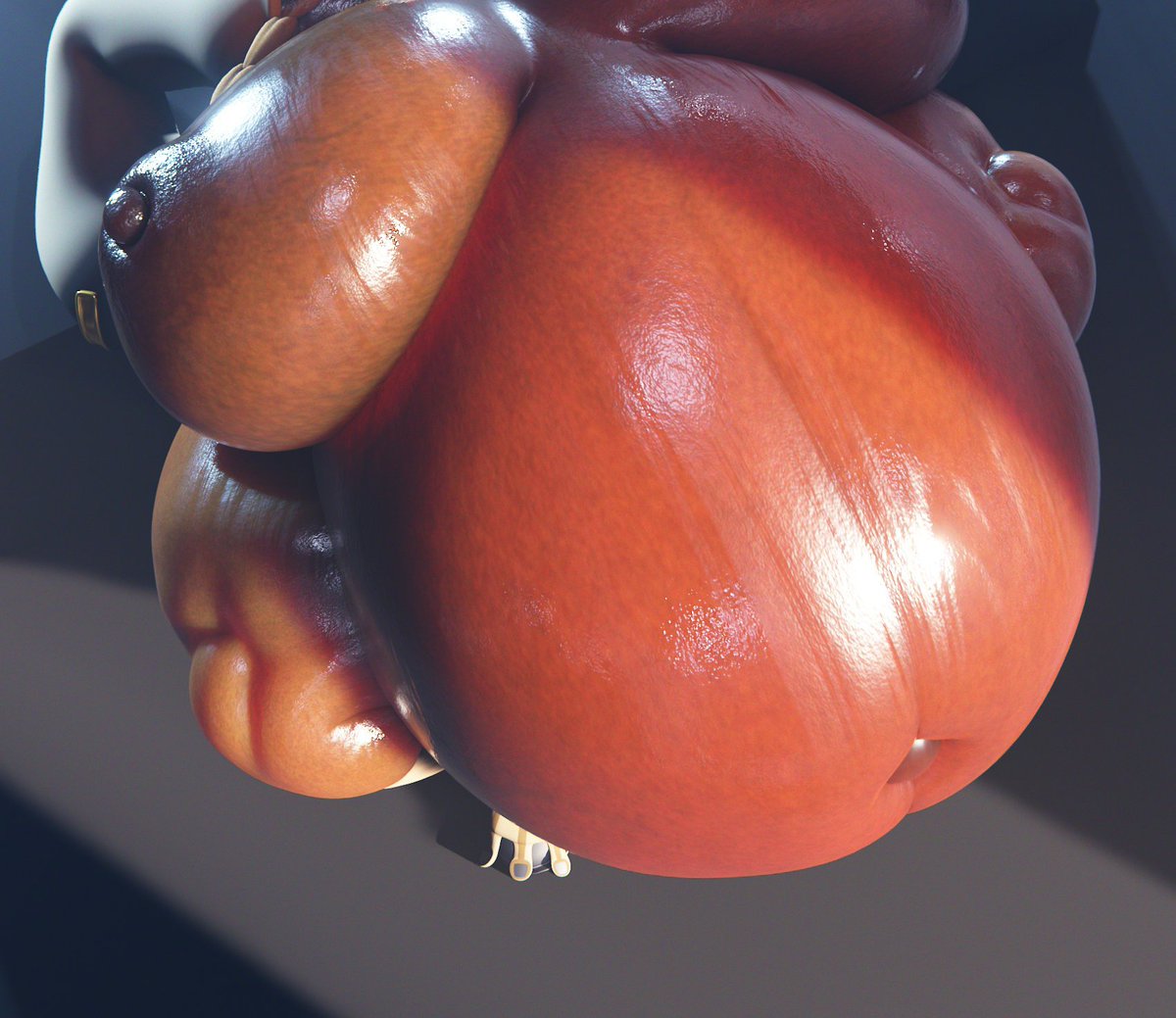 [ 🅵🅴🆁🆃🅸🅻🅴 ]

Due to her incredible CON, you might expect her to have great saving throws, and for the most part, she does! 

Not on her pregnancy rolls however. 

The effect is very clear: almost every dungeon run ends with her having some sort of whole brood in her belly.