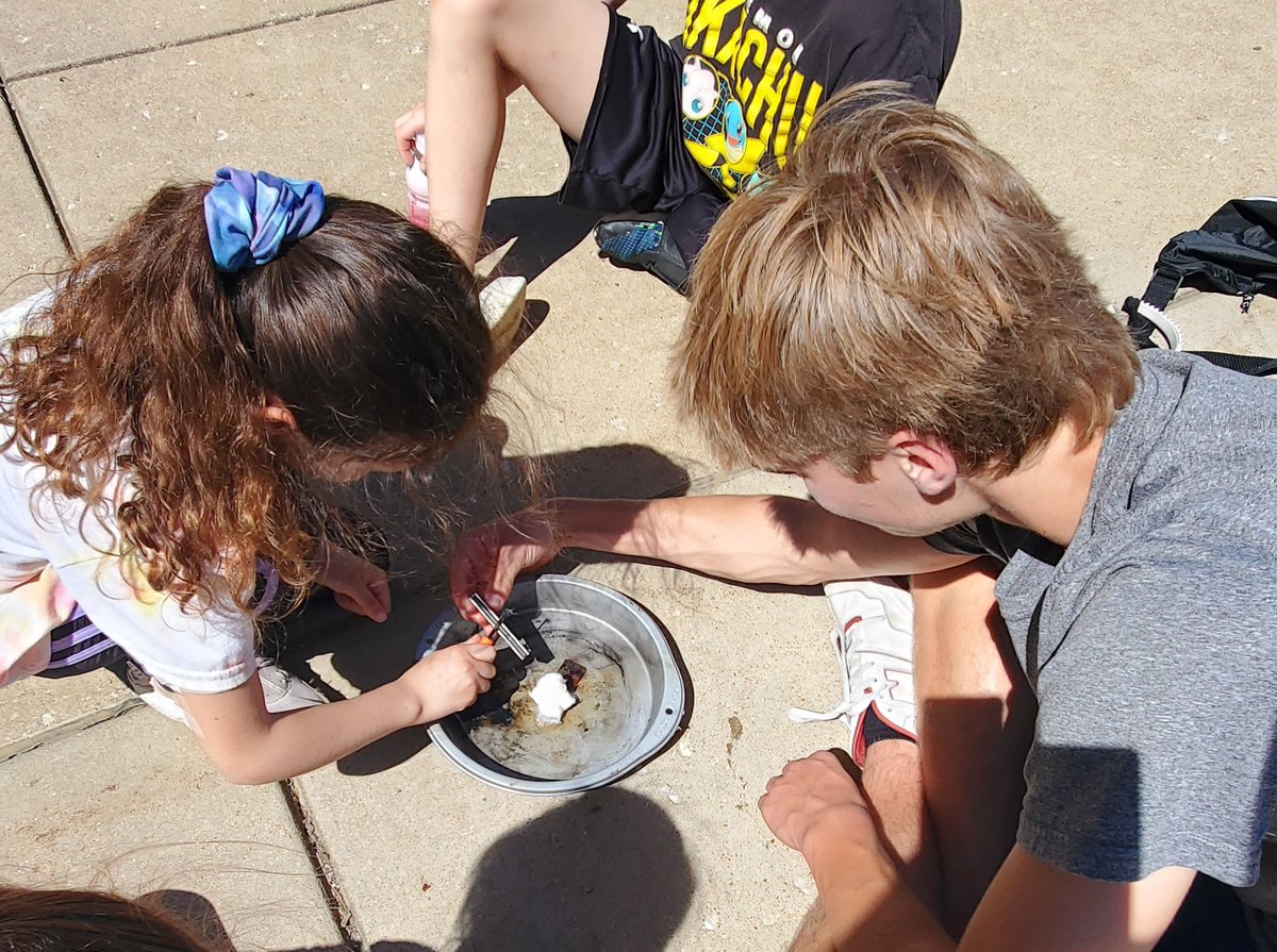DriemeyerPE's tweet photo. Week 1 of Outdoor Adventure. Fire starting, camping, Archery, knife safety, habitats, conservation and more. #physed #adventureed https://t.co/rcYUvUpk1C