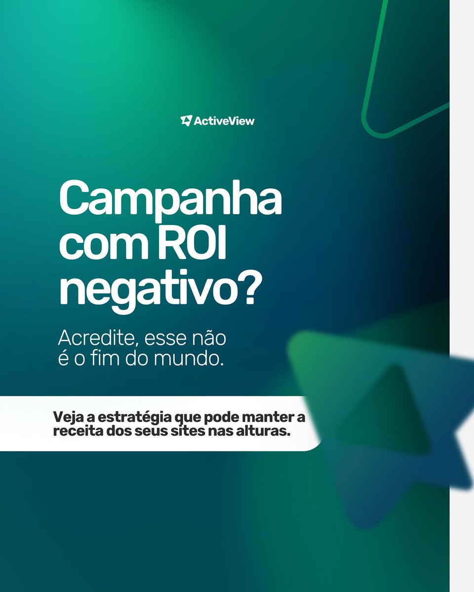 GGianni's tweet image. Existe um universo a ser explorado após o que a Compra de Tráfego. 
Essa é uma das várias estratégias para escalar o seu ROI indo além do que todo mundo já está fazendo.
👉 Você aplica a Retenção Estratégica em seus projetos?  #activeview