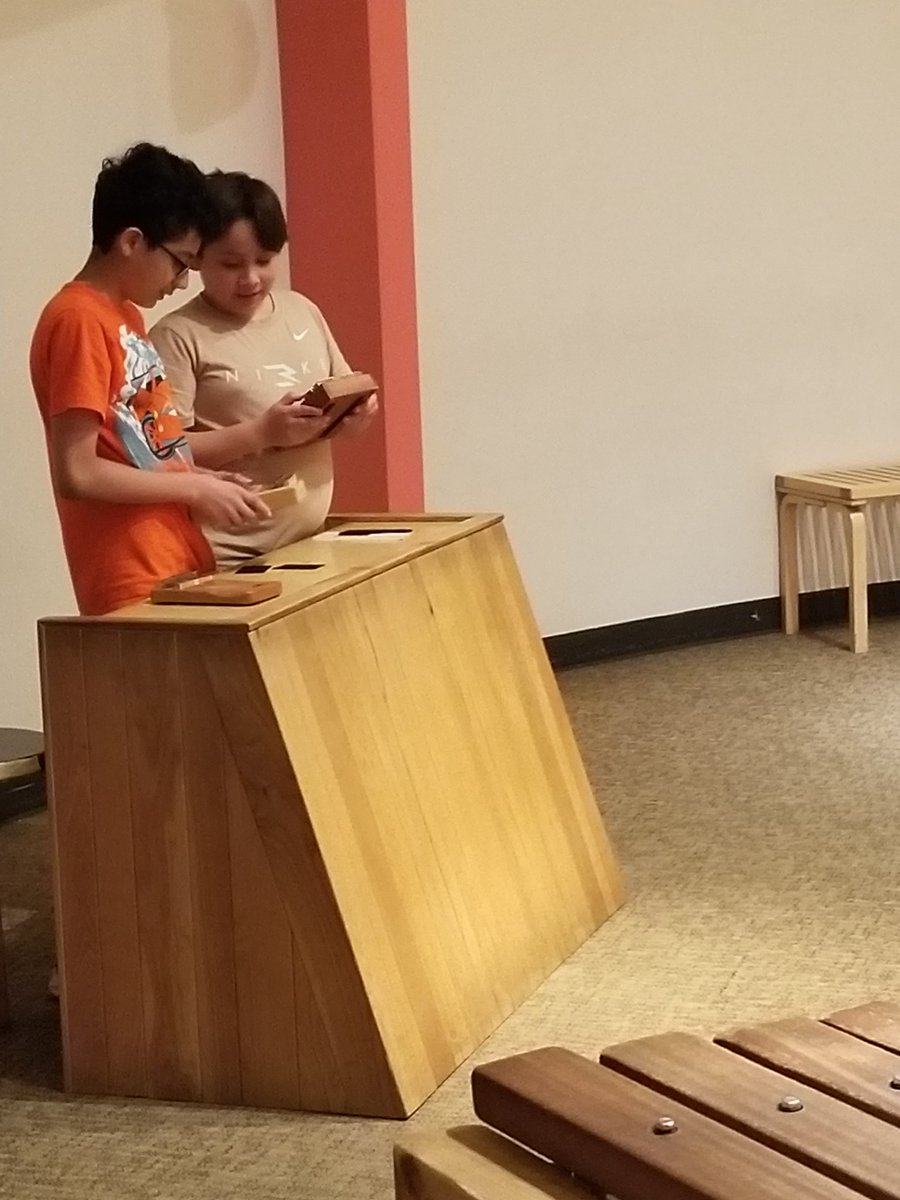 WestburySTEAM's tweet photo. Is the "M" in STEAM for Math or Music? 🤔 Why not both? #playLICM #STEAMforALL @PowellsLnSchool @onewestbury @TahiraDChase https://t.co/RULPXqCVv6