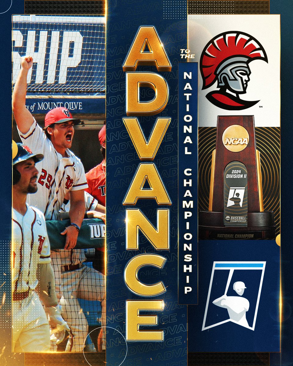 Congratulations to <a href="/tampaspartans/">Tampa Spartans</a>!

The Spartans have punched their ticket to the National Championship finals and will play the winner of No. 5 <a href="/IUPCrimsonHawk/">IUP Athletics</a> and No. 8 <a href="/angeloathletics/">Angelo State Athletics</a> on Saturday, June 8 at 1:30 p.m. ET.

#D2BSB