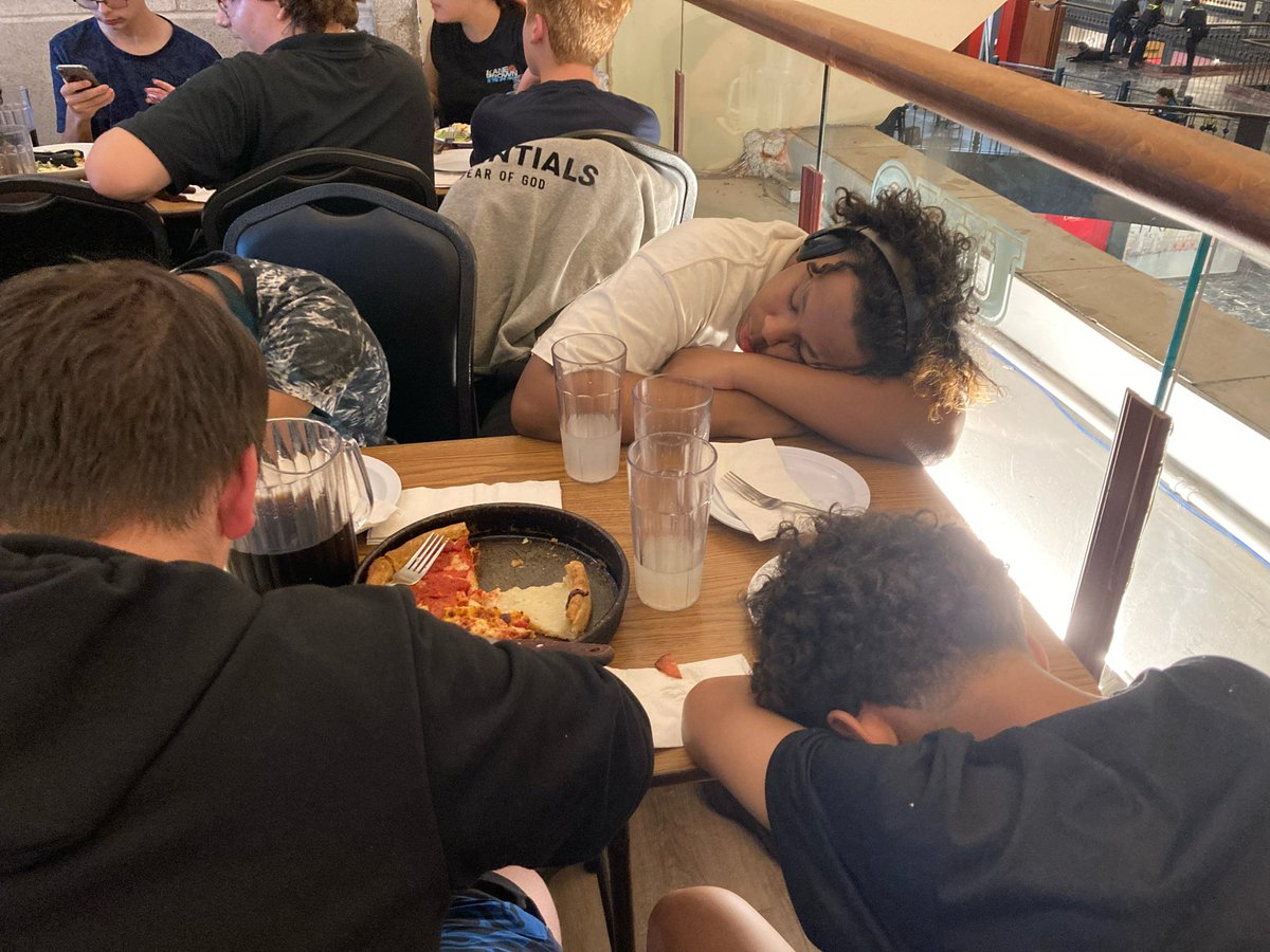 Lots of walking and fun makes 8th graders tired!! <a href="/CleveHillMS/">CleveHill Middle Sch</a> <a href="/clevehill_pta/">Cleveland Hill PTA</a> <a href="/CleveHillTeam8/">Cleve Hill Team 8</a>