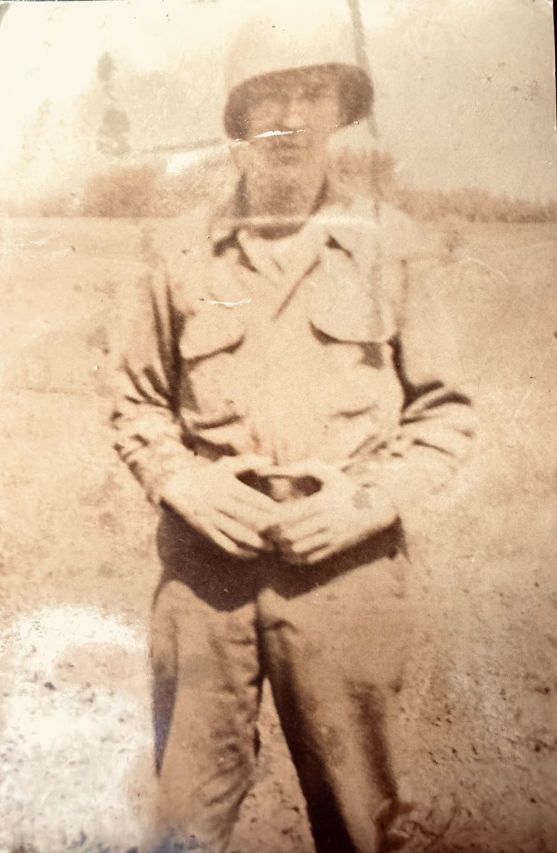 TheHaterMuse's tweet photo. My grandpa just days before he headed out to hit the beach of Normandy 🪖🇺🇸

🫡
.
#June06th1944 #Military #history #Family https://t.co/VAFMBeyjQW