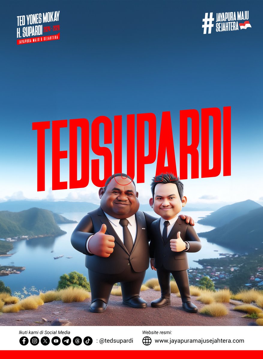 tedsupardi's tweet photo. Bergabunglah bersama kami untuk Jayapura Maju Sejahtera.

#viral #fypシ゚ #fypシ゚viralシ #sentani #jayapura #tedsupardi #papua #PapuaMaju https://t.co/zJgzGfhIYi