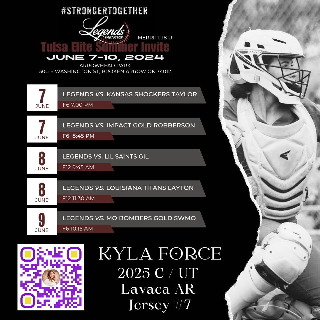 KylaForce88's tweet photo. @OuachitaSB @FullCountjj Most updated schedule! Hope to see you there!!! https://t.co/eYxk2imnHU
