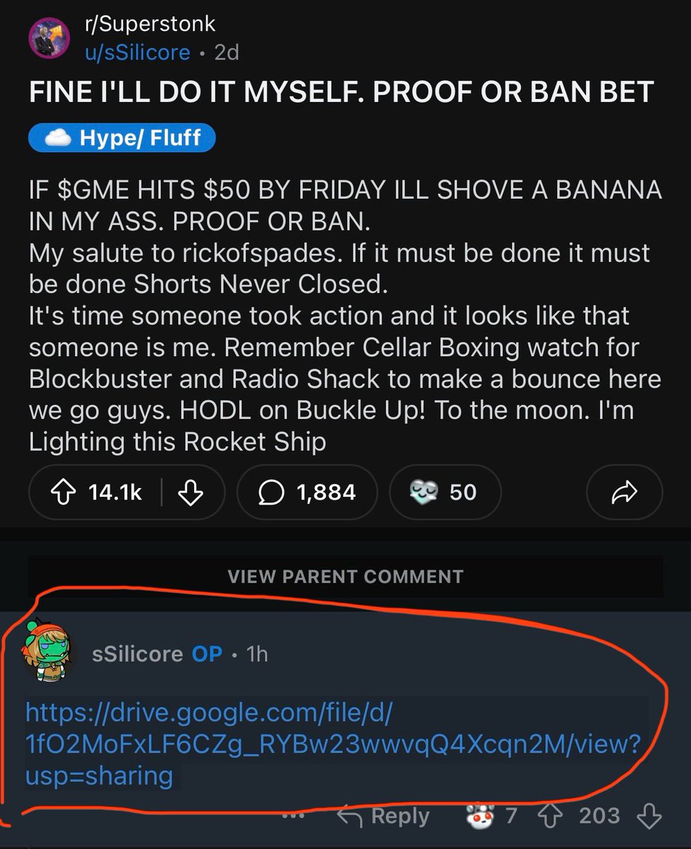 🚨BREAKING: Someone has stuck a banana in their bum due to GameStop passing $50