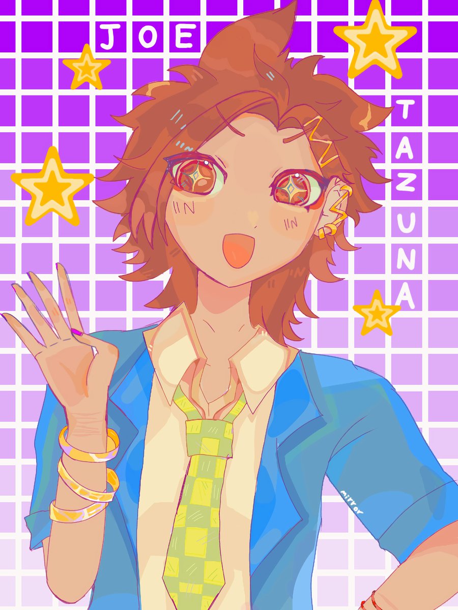 Mirror_Mirror4's tweet image. I made some art of Joe, with a different art style !! 
#yttd #joetazuna #キミガシネ