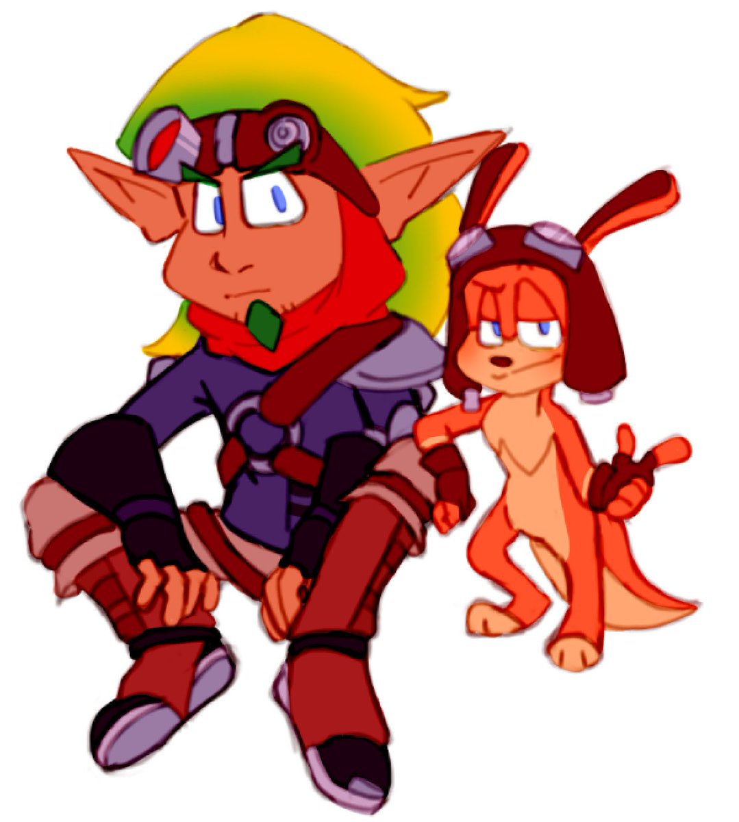 jak and boner sketch forgot the other dude's name #jakanddaxter