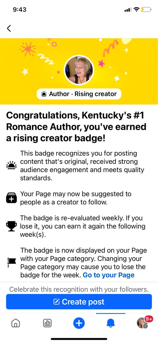 dedeCox18233802's tweet image. I rcvd a private msg and then this.  I had to check it out to make sure.  LOL

I’m stoked.  I like that word ‘creator’.  I am Kentucky's #1 Romance Author HEA!!

kentuckyromanceauthor.com

#dedecox #kentuckyromanceauthor #risingcreator