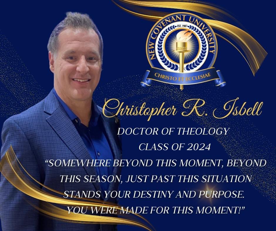 chrisisbell's tweet photo. Many of you may know I set out on a journey 3 years ago. That journey of self discovery, combined with determination, allowed me to accomplish goals beyond what I knew could be possible. I am honored and thankful to have earned my Doctorate Degree in Theology from NCU https://t.co/cZFo1Y2Jbp