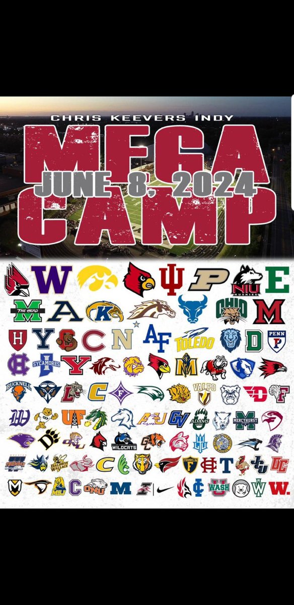 Kendal Coleman (@kendalc2025) on Twitter photo I will be at the Uindy mega camp June 8th, during the pm session! Excited for the opportunity to compete!
<a href="/CathedralFBall/">Cathedral Football</a> <a href="/CE_Stars7v7/">CE Stars</a> <a href="/IndianaPreps/">Indiana Preps</a> <a href="/Coachpeebs/">Bill Peebles</a> <a href="/CoachABarth/">Coach Barth</a> I will be at the Uindy mega camp June 8th, during the pm session! Excited for the opportunity to compete!
<a href="/CathedralFBall/">Cathedral Football</a> <a href="/CE_Stars7v7/">CE Stars</a> <a href="/IndianaPreps/">Indiana Preps</a> <a href="/Coachpeebs/">Bill Peebles</a> <a href="/CoachABarth/">Coach Barth</a>