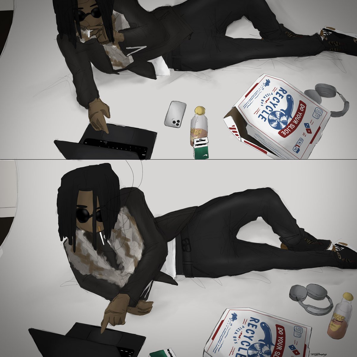 Tonyssleeping's tweet photo. Che - Pizza Time https://t.co/8Q9ojsMknq