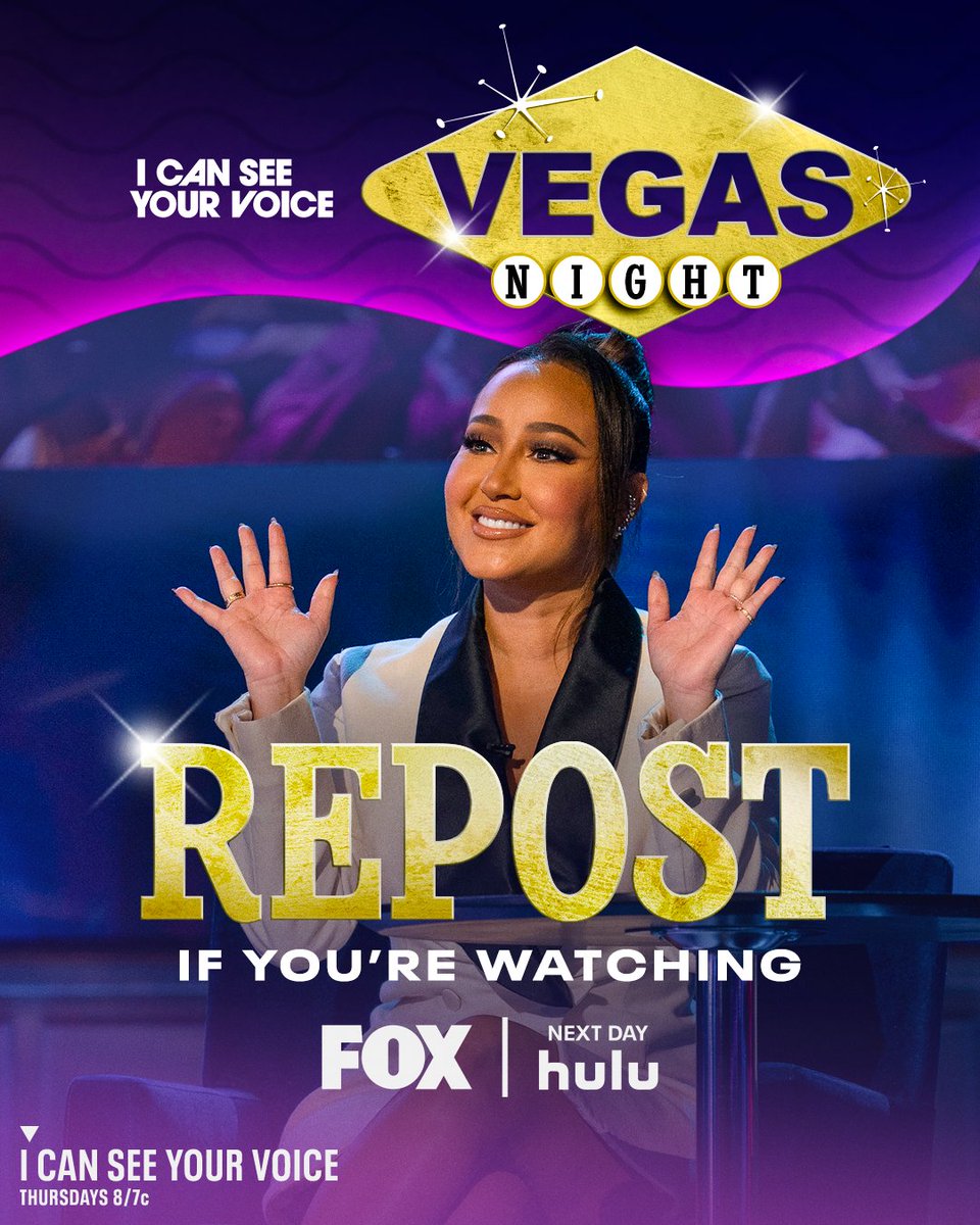 It's showtime! 🤩 Repost if you're watching the #ICanSeeYourVoice season finale!