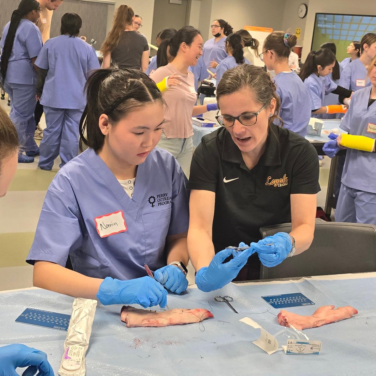 Mary Mulcahey (@marykmulcaheymd) on Twitter photo We really enjoyed hosting the MSOP and POP at Loyola last weekend! It was fun to share all the things we love about being orthopaedic surgeons & provide students with hands-on exposure to this field! The future is bright!
#orthotwitter #womeninortho <a href="/LoyolaOrthoRes/">Loyola Orthopaedic Residency</a> <a href="/RJOSociety/">Ruth Jackson Orthopaedic Society</a> We really enjoyed hosting the MSOP and POP at Loyola last weekend! It was fun to share all the things we love about being orthopaedic surgeons & provide students with hands-on exposure to this field! The future is bright!
#orthotwitter #womeninortho <a href="/LoyolaOrthoRes/">Loyola Orthopaedic Residency</a> <a href="/RJOSociety/">Ruth Jackson Orthopaedic Society</a>