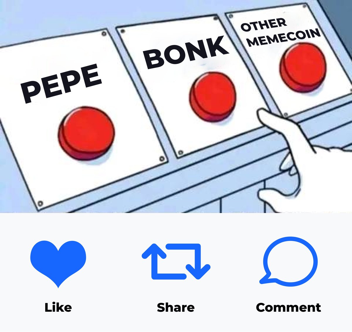 Which one is the best #memecoin?

- $PEPE ❤️
- $BONK 📣
- OTHERS 🗨️ (Comment below!)

gate.io/price