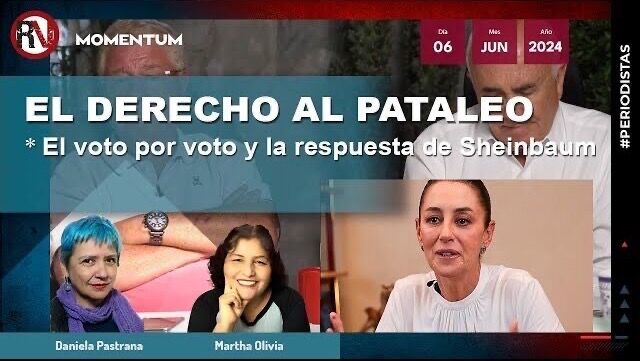 RompevientoTV's tweet photo. 🔥#Entérate #LasPeriodistas

✅ El derecho al pataleo 
✅ El voto por voto y la respuesta de #Sheinbaum

#Infórmate👇
https://t.co/ID9iwWQtZS https://t.co/boSYS0aR5f