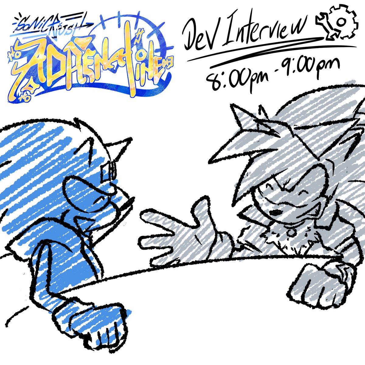 SonicRushADR's tweet photo. We're Live on Twitch with @realsparkstar having an interview discussing Rush Adrenaline's progress! Be sure to stop by and learn some new behind the scenes info!

Stream link: https://t.co/Y7PgZQLNqX https://t.co/4zNYbFJOxZ