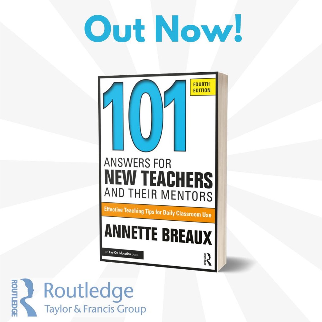 RoutledgeEOE's tweet photo. Happy Publication Day @AnnetteBreaux! We're so excited about the new edition of your wonderful book.
 
New teachers, mentors, and teacher trainers, don't miss this incredible resource. Check it out at https://t.co/ZNbe4JXUOM https://t.co/3xSk194Aum